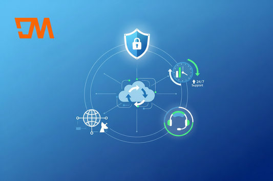 Cloud Security with DM Logo